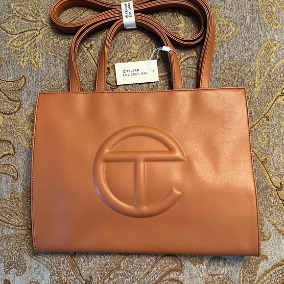 TELFAR CAMEL COLOR BAG - Picture 1 of 4